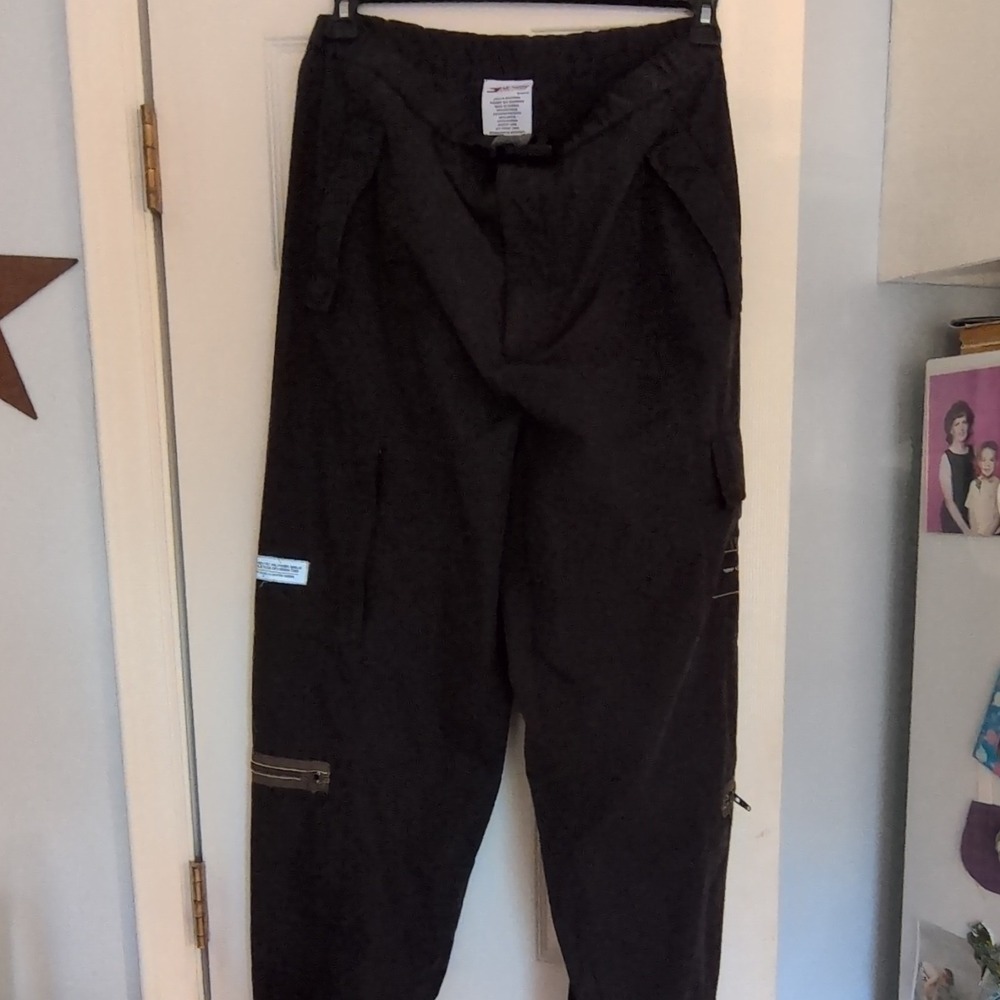 Y2K Tommy‎ Hilfiger Athletic  Vintage Techncal Insulated Pants Y2K Black Men's M